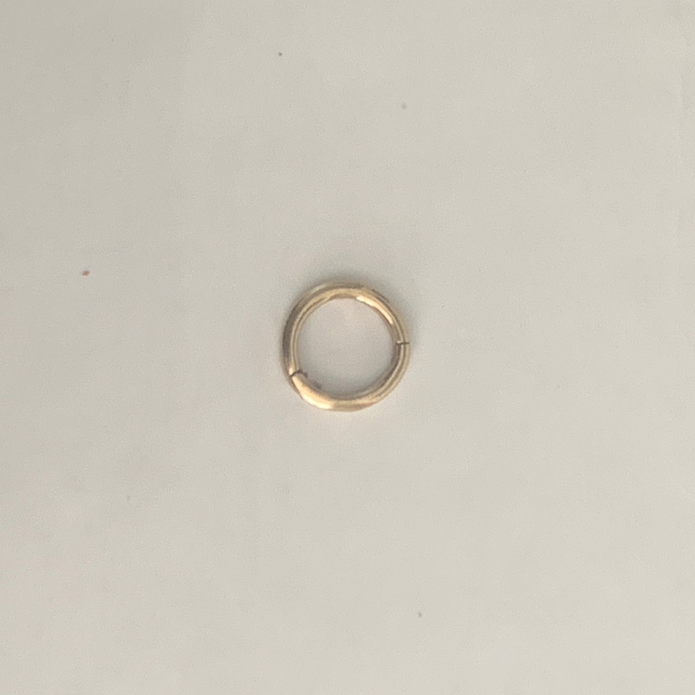 Maria Tash 14K Yellow Gold 5mm Plain Gold Hoop (Eternity Clicker)